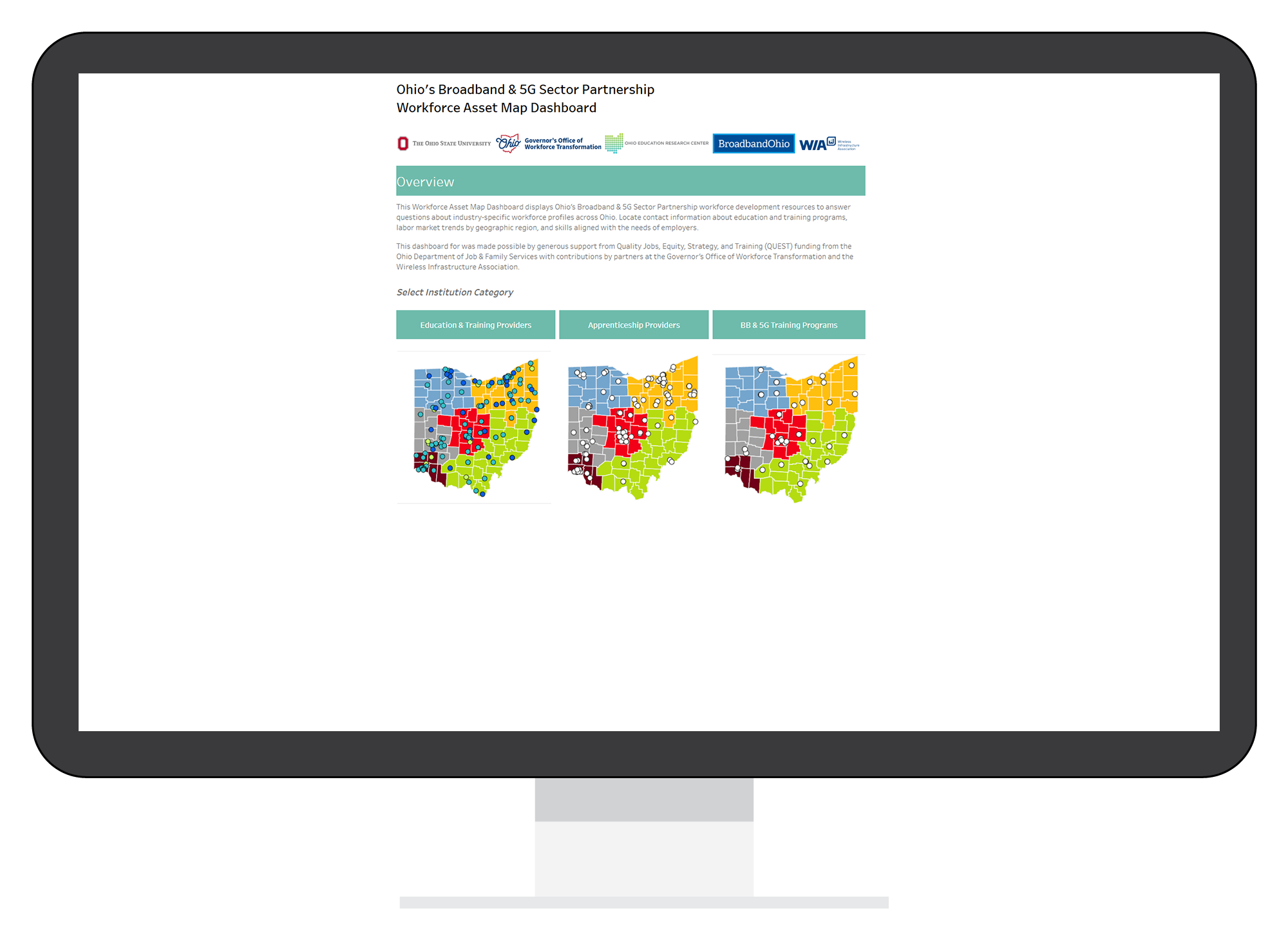 Ohio’s Broadband & 5G Sector Workforce Asset Map